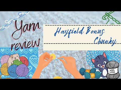 Yarn review - Hayfield Bonus Chunky