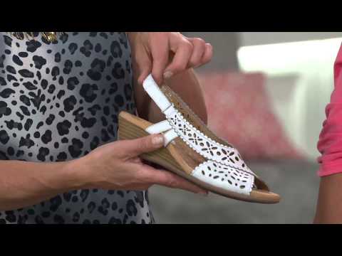 Earth Wedges w/ Adjustable Backstrap - Tulip with Leah Williams