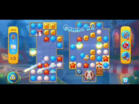 Fishdom 9418 Hard Level - NO 💣🧨💥