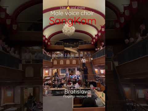 SangKam apresentando «Loch Lomond» restaurante principal de Bratislava, Eslováquia 29.04.23] HD [2023] #choir