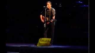 Queen of the Supermarket (second live performance ever) - Bruce Springsteen - 20121019 Ottawa