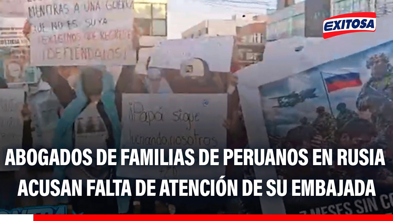 🔴🔵 Embajada de Rusia no estaría brindando atención a familiares de peruanos captados en dicho país