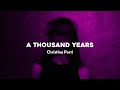 a thousand years - christina perri (tiktok version) lyrics