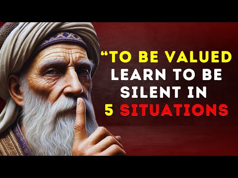 To Be Valuable, Learn To Be Silent In 5 Situations | Islam