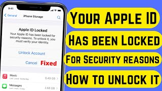 Your Apple ID Has Been Locked for Security Reasons. How to Unlock it | Apple ID Locked How to Unlock