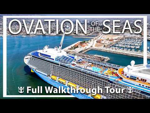 Ovation of the Seas | Full Walkthrough Ship Tour & Review | Complete Cabin Look