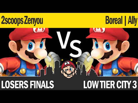 LTC3 Smash4 - 2scoops Zenyou (Mario) vs Boreal | Ally (Mario) - Losers Finals