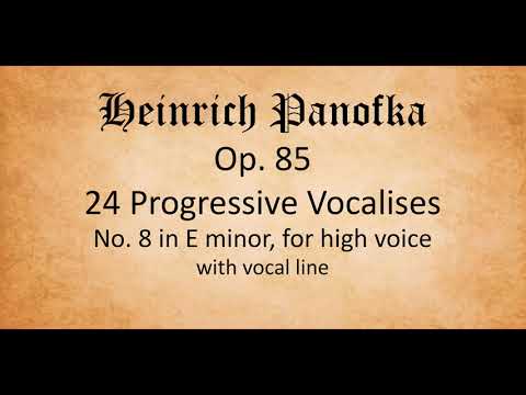 No 8: for high voice, with vocal line