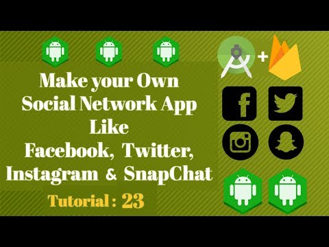 Firebase Social Network App - Android Studio Tutorial 23 - Firebase Recycler Adapter