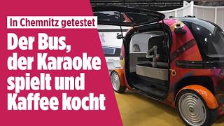 CHEMNITZ: Rollendes Café oder Senioren-Transport? Autonomer RoboBus im Test