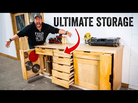 ULTIMATE Shop Storage Cabinet Build