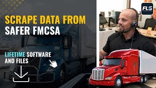 How to Scrape Data from Safer FMCSA lifetime software and Files