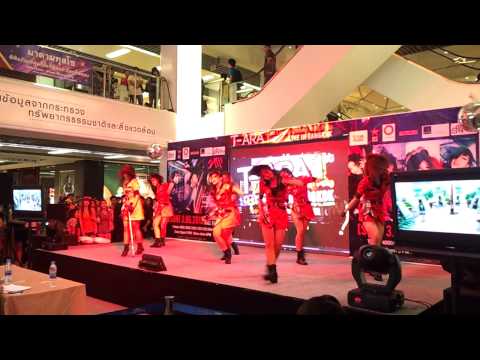 [HD][QUEEN'S CAM] 120428 ETERNAL KNIGHT cover T-ARA at LoveyDoveyinBKK dance contest (R1)