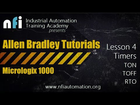 Allen Bradley Lesson - 4 : Understanding Timers Video