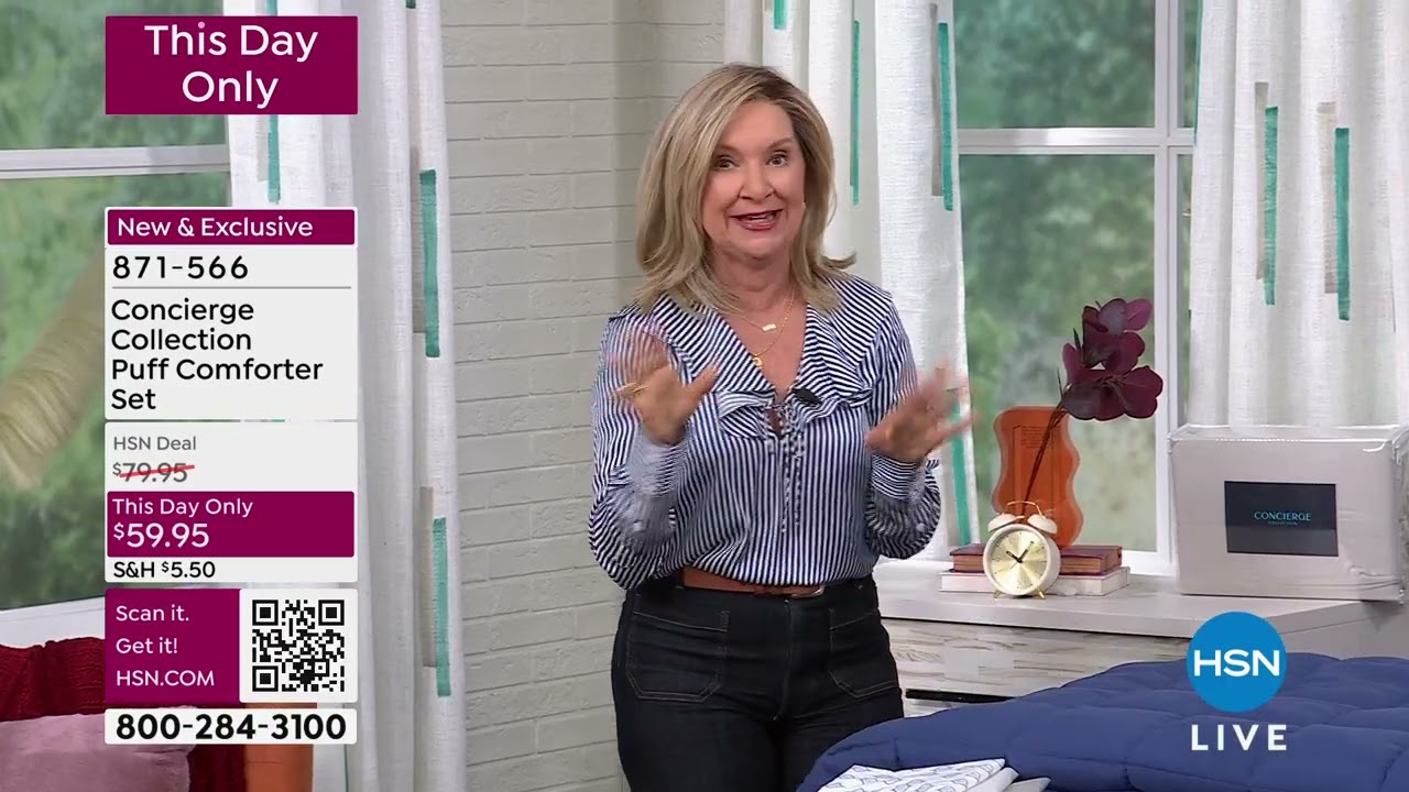 Concierge Collection Puff Comforter Set