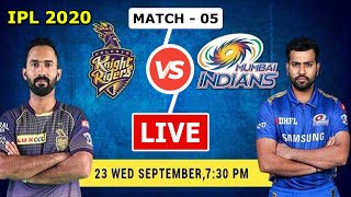 IPL 2020 LIVE | KKR Vs MI - Match 05 | Kolkatta Knight Riders Vs Mumbai Indians LIVE Score | TAMIL