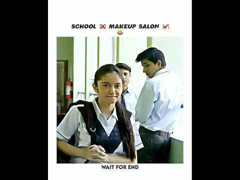 School ❎ Makeup Parlour ☑️ ||#pinjra #ainaasif #drama #funny #edit #explore #trending #fyp #shorts