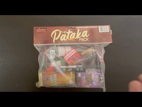 THE PATAKA PACK by Mystical Fireworks (Lighting GOLD STROBE fountain)