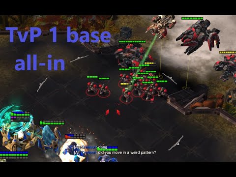 Starcraft 2 POV #17 - Terran vs Protoss 1 Base All-in