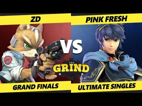 The Grind 206 GRAND FINALS - ZD (Fox) Vs. Pink Fresh (Min Min, Marth, Lucina) Smash Ultimate - SSBU
