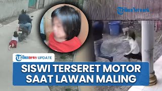 Detik-detik Siswi SD Lawan Maling yang Curi HP di Medan, Sampai Terseret Motor 20 Meter