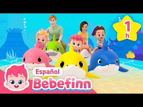 1 HORA⏰ con Tiburón Bebé Du Ru Du Ru | Recopilación | Canciones Infantiles | Bebefinn en español