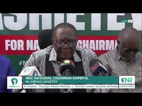 Nii Armah Ashietey Declares Bid for NDC National Chairman