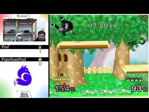 Florida Melee Circuit Finals - Pope Sean Paul (Sheik) Vs Prof (Marth) - Pools