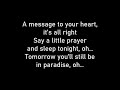 ESC 1991 United Kingdom Samantha Janus A Message To Your Heart Karaoke Version