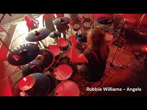 Robbie Williams - Angels Live (Drumcam)