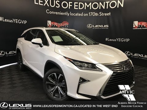 White 2019 Lexus RX 350L Executive Package 6 Passenger Review