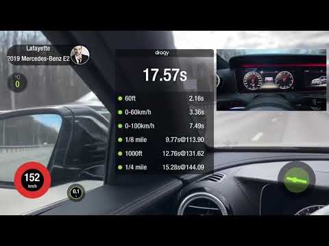 E200 vs E220d Drag Race 0-200 (E200 197PS 2019MY, E220d 194PS 2019MY). Video inside E200
