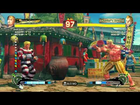 SSF4 AE: Sasaki (Cody) vs robin01 (Abel) - Ranked Match (720p HD)