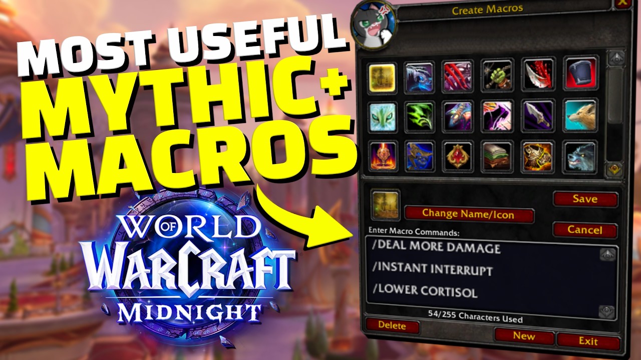 MOST USEFUL MACROS For Midnight Mythic+ Season 1