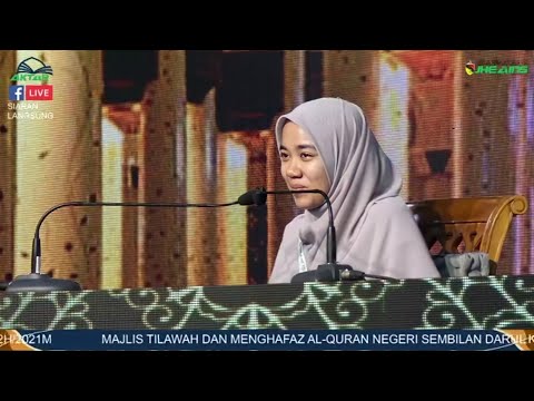 Majlis Menghafaz Al-Quran Peringkat Negeri Sembilan 2021 (1-30 Juz) - Nur Madihah Md. Farid