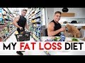 My New Cutting Diet | SHOPPING AND MEAL PREP