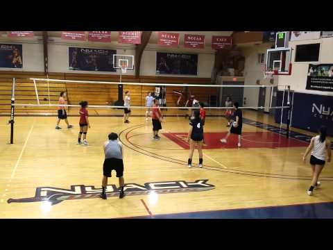 Nyack coed volleyball game 3