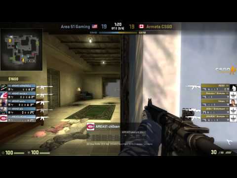 CEVO Season 5 Pro Placement: Armata vs. Area 51 on de_mirage