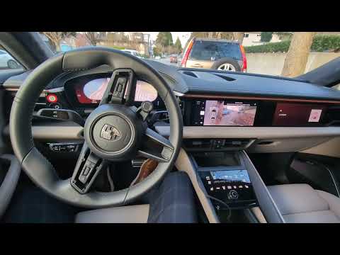 2024 Porsche Aventurine Green Metallic Porsche Macan electric turbo parks itself!!!