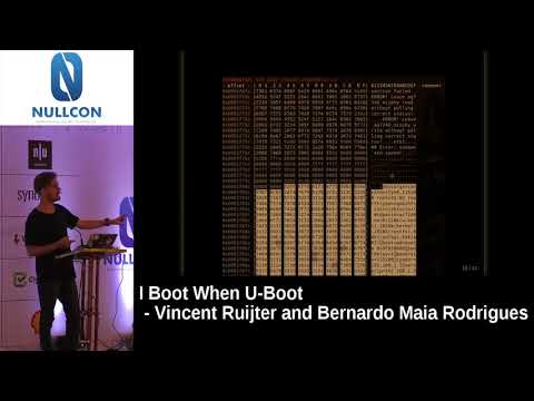 Nullcon Goa 2018:- I Boot when U-Boot