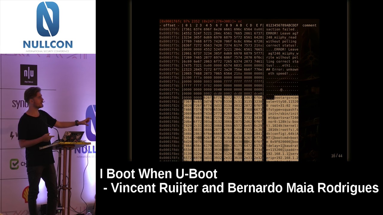 Nullcon Goa 2018:- I Boot when U-Boot