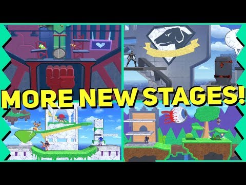 MORE NEW High-Effort Custom Stages for YOU by me! - Smash Ultimate