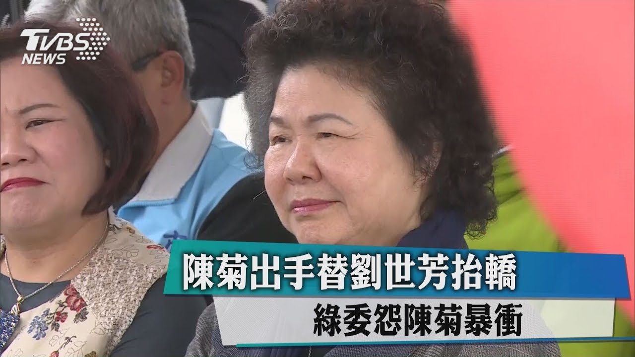 陳菊出手替劉世芳抬轎 綠委怨陳菊暴衝