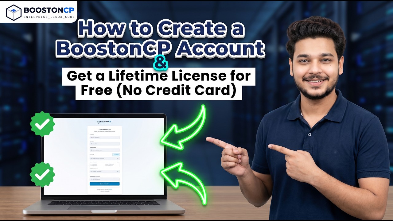How to Create a BoostonCP Account & Get a Lifetime License for Free (No Credit Card)