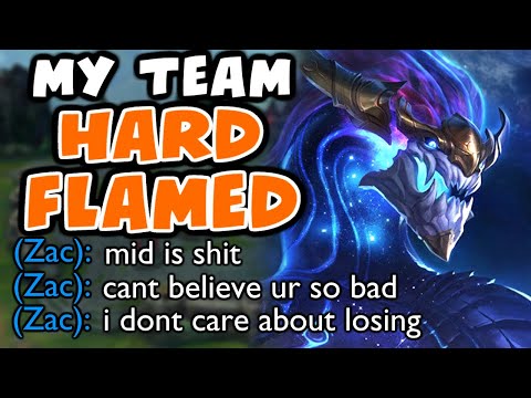 My team was FLAMING ME but I kept cool and made the GAME WINNING PLAY | 10.12 - League of Legends