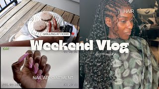 Weekend Vlog: 4th of July Grill Fire, Packing for Vacation & Vacation Maintenance Prep! | NANDA RUTH