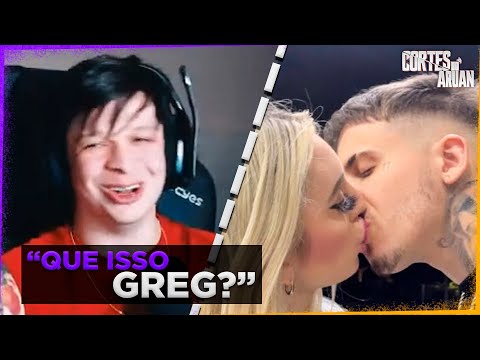 ARUAN REAGE A BEIJEI A GRINGA DEPOIS DO DESAFIO!! 😧 (GREG FERREIRA) - Cortes do Aruan
