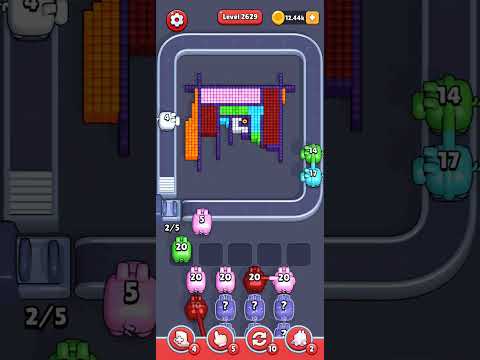 Pixel Flow Level 2629 Walkthrough