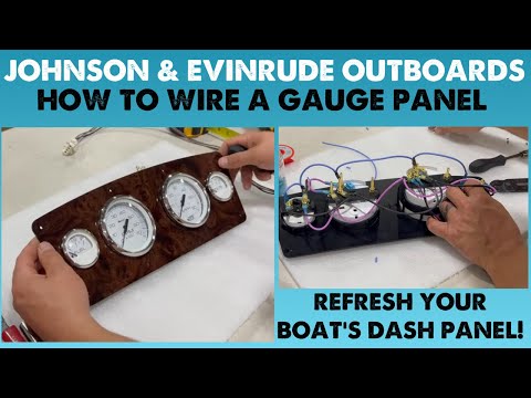 Gauge Panel Install for Johnson & Evinrude Outboards