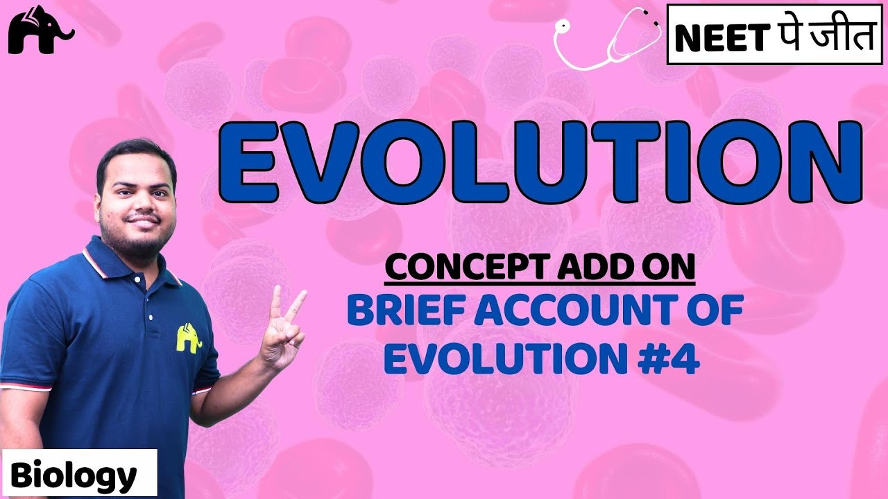 Evolution Class 12 NEET Biology | NCERT Chapter 6 | Brief account of Evolution #4